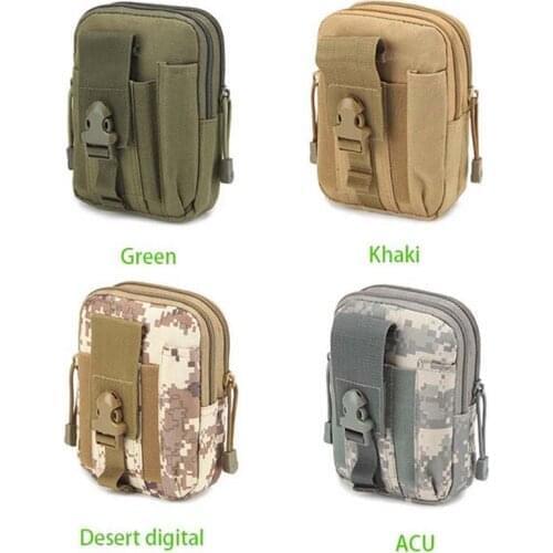 Outdoor Hunting Camping Tactical Molle Pouch Belt Waist Bag Military Fanny Pack Pouches Phone Case Pocket