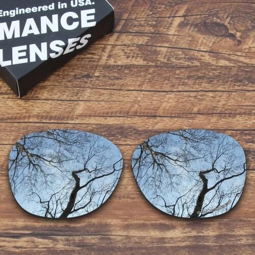 ToughAsNails Resist Seawater Corrosion Polarized Replacement Lenses for Oakley Stringer Sunglasses Metallic Silver