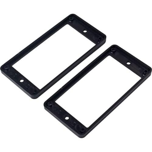 WXTF Metal Humbucker Pickup Cover Mounting Ring Curved Tapered for Electric Guitar