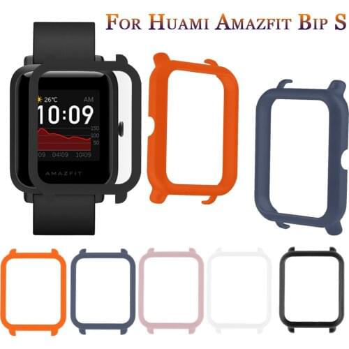 Protective Case For Huami Amazfit Bip S Watch Cover PC Plastic Shell Bumper For Huami Amazfit Bip Lite 1S Protector Frame Case