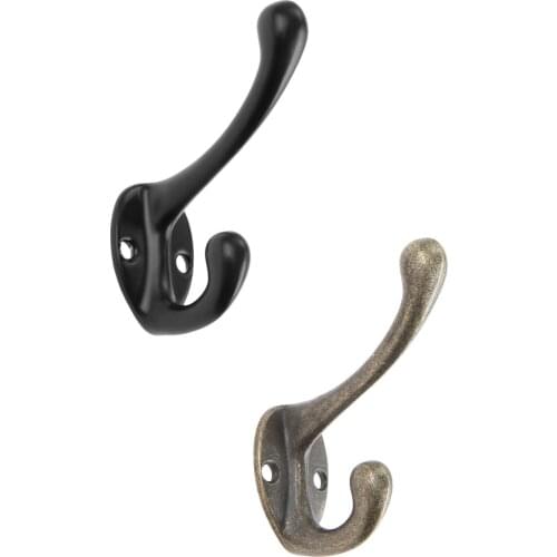 1Pc Zinc Alloy Antique Home Hat Coat Clothes Towel Wall Door Hangers Hooks Bathroom Accessories Coat Hooks With Screws