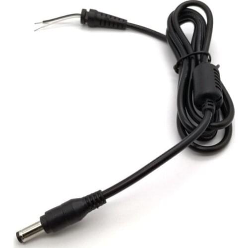 1 piece DC Power Cable 5.5x2.1mm / 5.5*2.1mm for Monitoring Power DC Tip Plug Connector Magnetic Ring for Laptop Charger