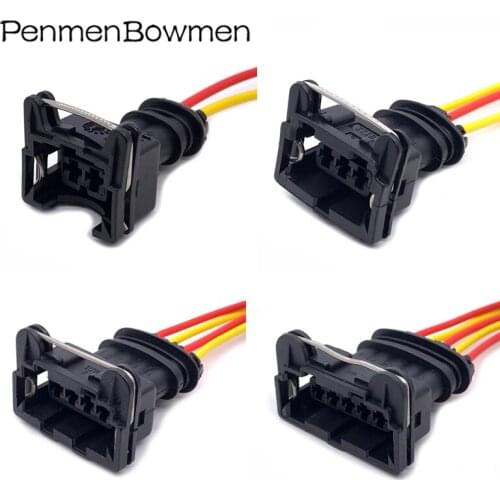 2-5Pin 3.5MM AMP Tyco Sealed Fuel Injector EV1 Waterproof Connector Wire Harness Lgnition Coil Plug DJ7035-3.5-21 DJ7042Y-3.5-21