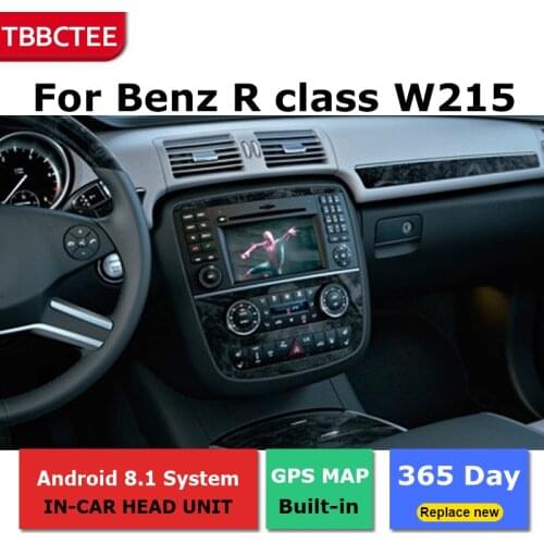 2 Din Android radio bluetooth GPS Navigation wifi Stereo video For Mercedes Benz R class W215 2005~2013 Car Multimedia Player