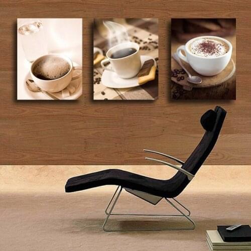 2017 Hot Sale Fallout Oil Painting 3 Piece Wall Art Hot Sell Cup Of Coffee Tea For Dinner Painting Home Decor Picture On Canvas