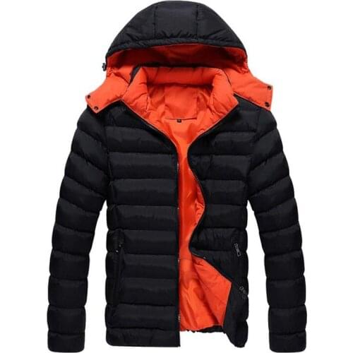 2019 Men Winter Jacket New Fashion Jackets Coats Parkas polyester Coat Men Parka Wear High Quality Plus Size 3XL Thick Warm Coat
