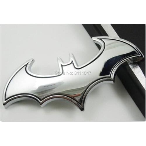 3D Car Stickers Cool Metal Bat Auto Logo Sticker FOR renault smart fortwo peugeot 208 mercedes w203 ford focus mk2 hyundai i30