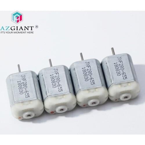 AZGIANT 4pcs 10MM Car Central Door Lock Actuator Motor FC-280PC-22125 FLAT SHAFT D Spindle for Toyota Landcruiser Tundra