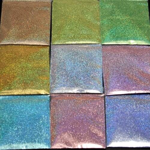 5g Holographic Nail Powder Laser Silver Gold Glitter Chrome Powder Dip Shimmer Gel Polish Flakes For Manicure Pigment Dust