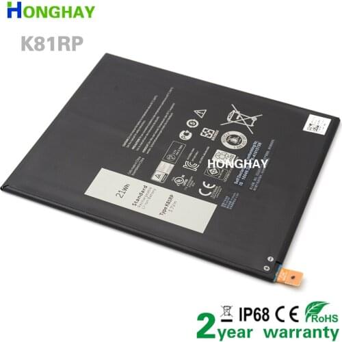 Honghay K81RP Tablet battery For DELL Venue 8 7000 7840 T02E 05PD40 3.7V 21WH 5780MAH