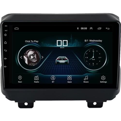 9'' Car Stereo Radio Android 10.1 GPS 2+32GB For Jeep Wrangler 2018-19 w/ Canbus