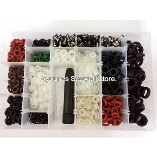 Freeship 851pcs/box Fuel Injector Repair Rebuild Service Kit for Honda Civic Accord CRV Replacement Parts Filter Oring Seal Kits
