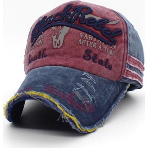 Cotton Print Letter Embroidery Casquette Baseball Cap Adjustable Snapback Hats for Men and Women 190