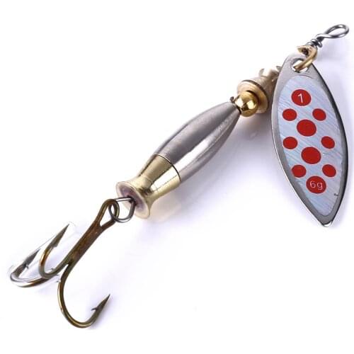 Spinner Fishing Lures Wobblers CrankBaits Jig Shone Metal Sequin Trout Spoon for Carp Fishing