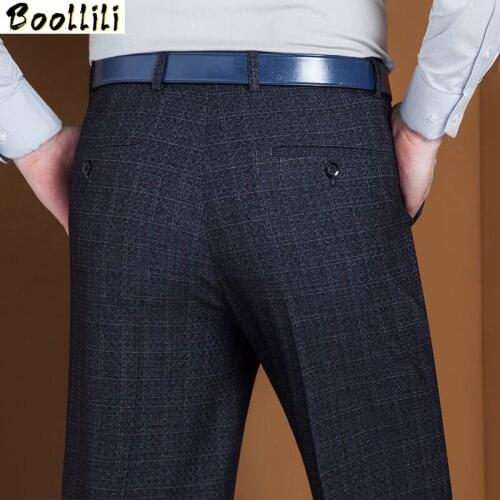 29-50 Summer Thin Business Pants For Men Spring Autumn Big Size Male Casual Formal Stretch Regular Fit Office Baggy Trousers