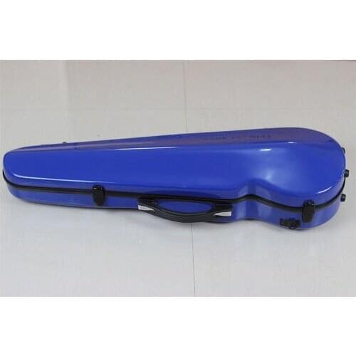 New High quality violin fiddle 4/4 full size Blue fiber glass case bag with straps bow holders