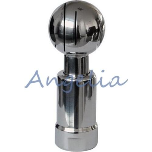 DN50 2" BSP Stainless Steel 304 Female Thread Tank Cleaning Head Sanitary Rotary Spray Ball