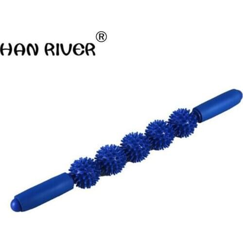 HANRIVER 2018 Multicolor thorn ball muscle massage stick Multifunctional massage body massager with high quality
