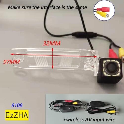 HD Wireless Car CCD Rear Camera 4 8 12 led Dynamic/Fixed Night Vision For Kia Sportage SL Sportage R K3 2011 2012 2013 2014