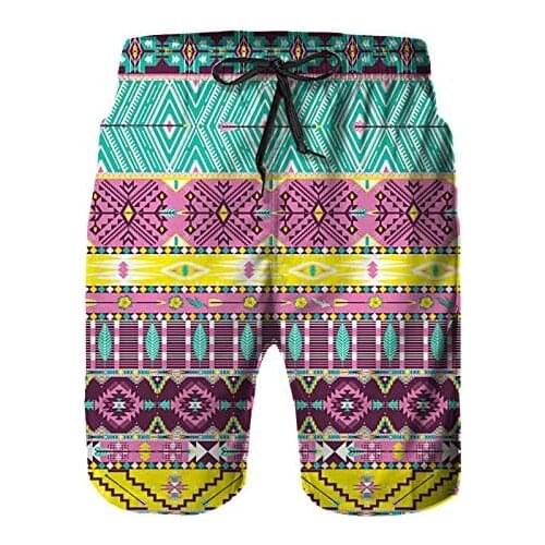 Mens Swim Trunks with Pockets,red Wine,Summer Surf Quick Dry Beach Board Shorts Pants Bathing Suit