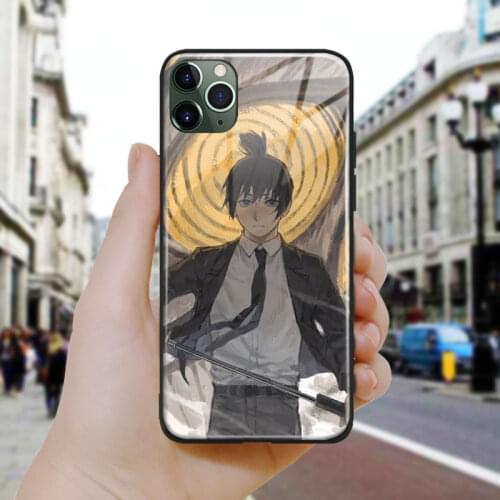 Chainsaw Man aki hayakawa art Soft Silicone Glass Phone Case Cover Shell For iPhone SE 6 6s 7 8 Plus X XR XS 11 12 Mini Pro Max