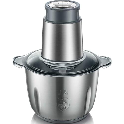 Meat Grinders USES a small electric stainless steel minced grinder with NEW