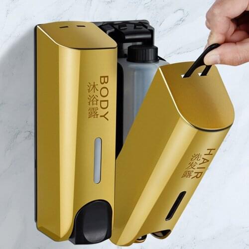 Wall Mounted Soap Dispenser 310ml Liquid Lotion Container Bottle Hand Washing Bathroom Body Soap Hair Shampoo Dispenser