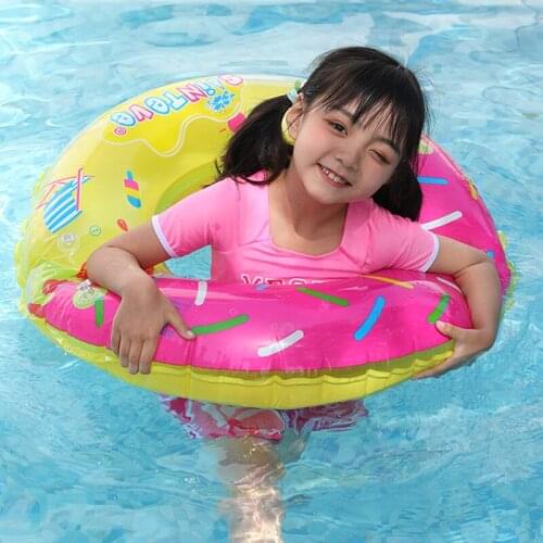New Donut Inflatable Swimming Ring Pool Float for Adult Kids PVC Swimming Circel Rubber Ring Swimming Pool Water Toys