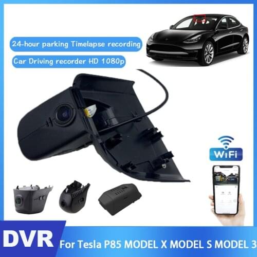 New HD Driving Recorder Car Wifi DVR Mini Camera For Tesla P85 MODEL X MODEL S model 3 Novatek 96672 Car Dash Cam Video Recorder