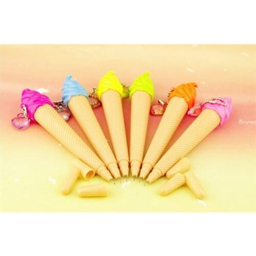200 pcs Valentines day gifts gel pen/Ice cream pen shape/pens for writing
