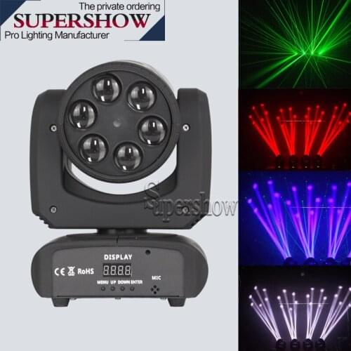 Professional stage equipment Six Bee Eyes Moving Light with Laser moving head light RGBW 4in1 for dj disco bar party lighting