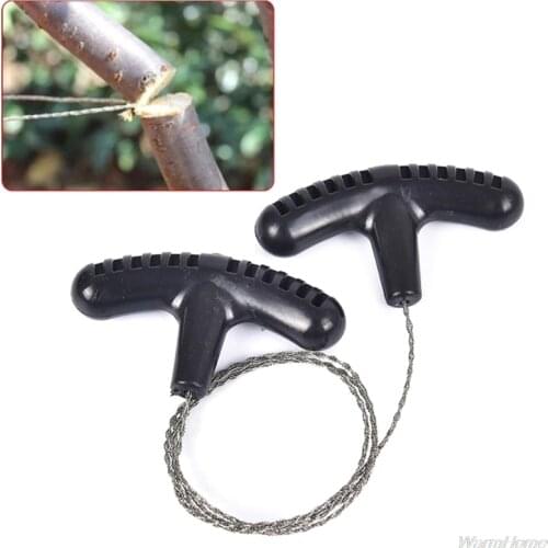 Manual Outdoor Foldable PP Handle Wire Saw Emergency Tool Wild Surval Manual Essential Tool for Hiking Camping My17 21
