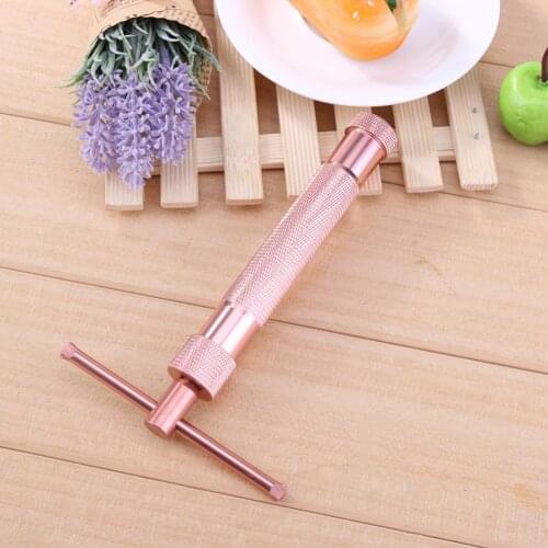 DIY Craft Pottery Clay Extruder Fondant Cake Slime Gun Modeling Tool(Gold)