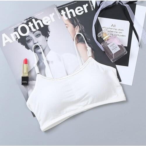 Sexy Women Sports Bra Summer Fashion Thin Solid Color Wrap Chest Bras Girl Strappy Lingerie Bra Underwear Sweet Adjusted straps