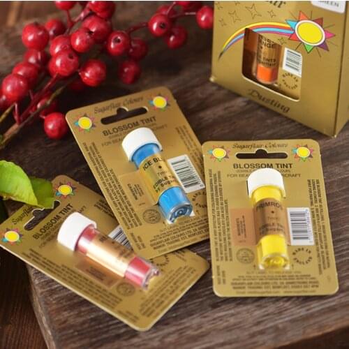 Sugarflair Food Color Powder Fondant Cake Ice Cream Biscuit Baking Decoration Food Color Pearl Powder Pigment Baking Supplies