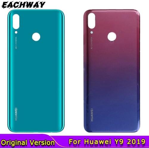 Back Cover For Huawei Y9 2019 Battery Back Cover Rear Door Housing Case Replacement Y9 2019 Battery Cover JKM LX1 LX2 LX3