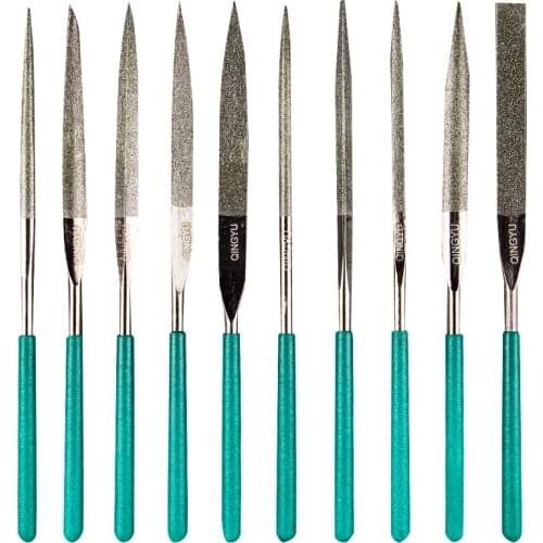10pcs Diamond Mini Needle File Set Handy Tools Ceramic Crafts DIY Wood Rasp File Needle Jewelry Polishing Carving Diamond File