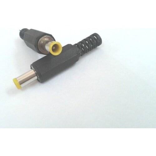 100pcs DC Power cable Male Plug Connector 5.0mmx3.5mm x 1.1 mm for CCTV charger