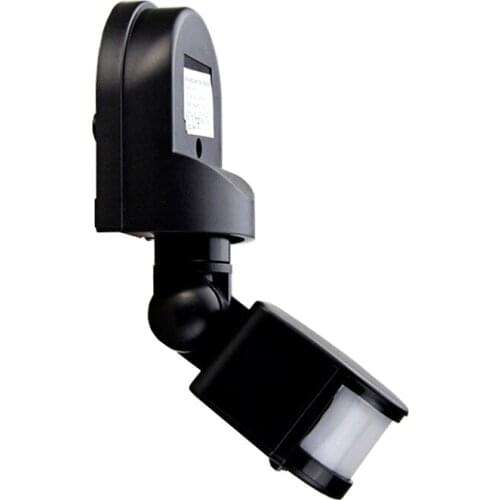 110V-240V Waterproof Infrared Motion Sensor Switch Adjustable PIR Body Motion Sensor Switch Detector Light Switch for Outdoor