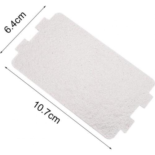 5Pcs Mica Plate Sheets Eco-friendly Protective White Sliced Insulated Waveguide Covers for Kitchen