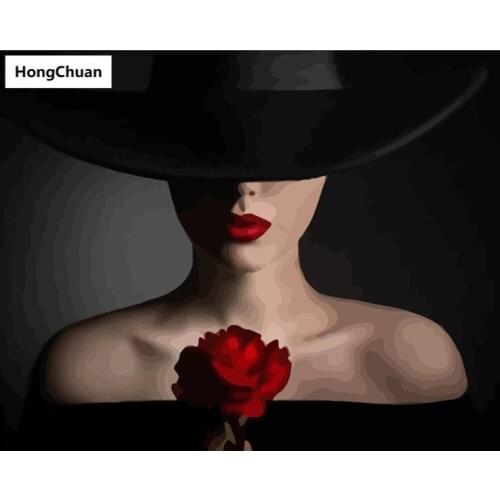 5D DIY sexy rose woman square/round diamond painting cross stitch needlework home decoration mural mosaic diamond embroiderygift