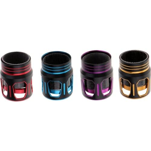 Aluminum + Carbon Fiber Locking Nut Fishing Reel Seat DIY Rod Building Part