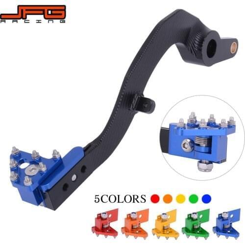 Motorcycle CNC Aluminum Rear Foot Brake Pedal Lever For YAMAHA YZ250F YZF250 2010-2020 YZ250FX WR250F WRF250 2015-2020 Dirt Bike