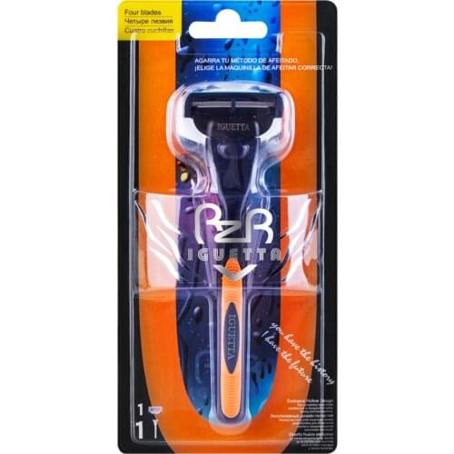 IGUETTA New One-Heads Shave Organizes Ultra-Thin Safety Razor Manual Razor Mens Tools Easy To Carry Remove Face Hair Male Gifts