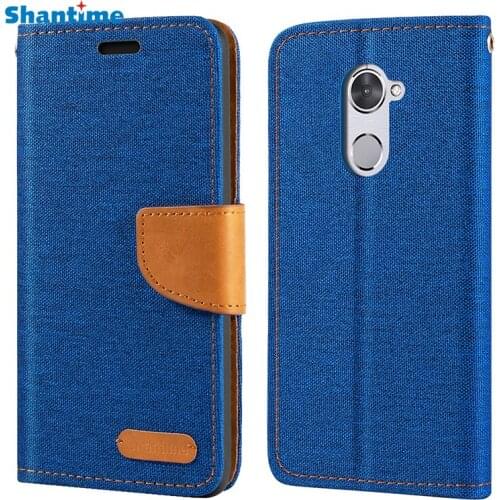 Oxford Leather Wallet Case For Vodafone Smart V8 VFD710 With Soft TPU Back Cover Magnet Flip Case For Vodafone Smart V8 VFD710