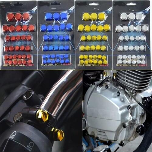 30pcs Motorcycle Screw Nut Cover Cap Decoration For KTM SMC SMCR EnduRo R MC-R Duke 640 LC4 Supermoto AdventuRe 990