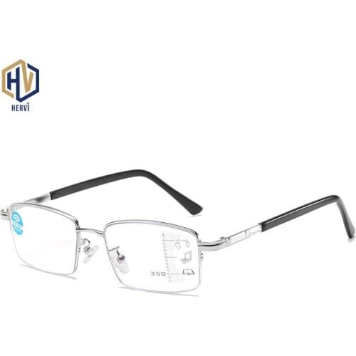 Anti Blue Light Blocking Men Reading Glasses Glasses Multifocal Reading Mirror Dual Purpose +1.00 +1.50 +2.00 +2.50