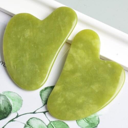 Natural Stone Gua Sha Scraper Jade Guasha Massage Board Beauty Tool Health Care Scraping Massager SPA Face Skin Care Tools