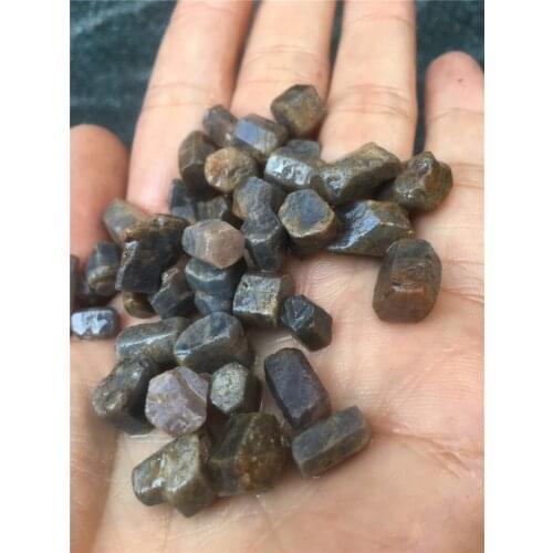 100g natural minerals small size Madagascar lilac corundum rough stones raw gemstones specimens healing crystals making jewelry