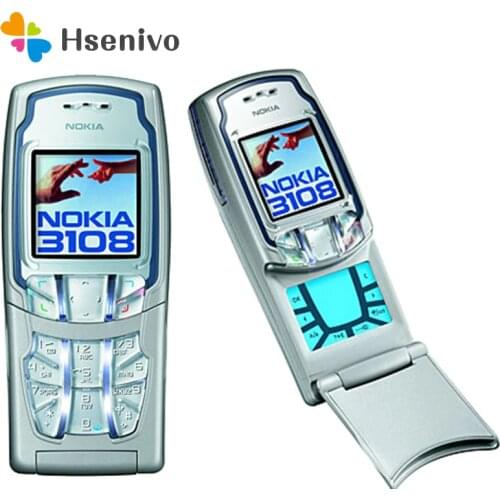 3108 100% Original Unlocked Nokia 3108 Mobile Phone 1.45 inch GSM Old Cheap Phone one year warrnty Refurbished Free shipping